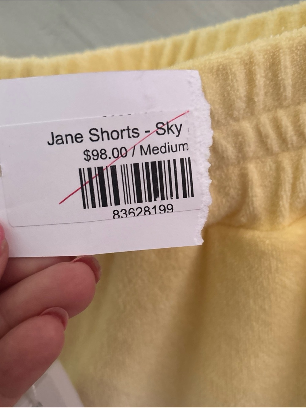 Rails “Jane” M Dip Dye Terry Lounge Shorts in Sky Blue NEW! Preppy - Picture 6 of 12